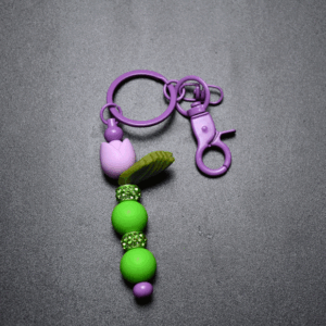 purple rose flower with leaf